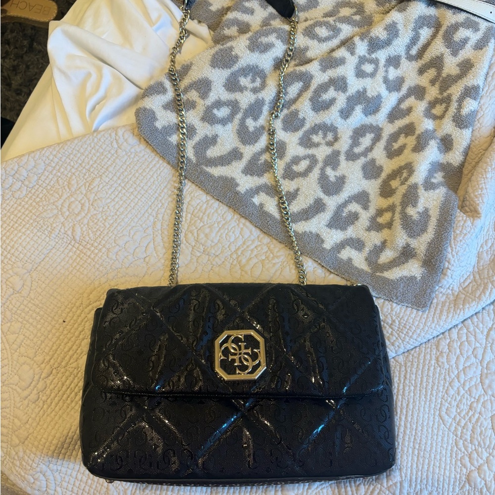 Guess Black Quilted Bag